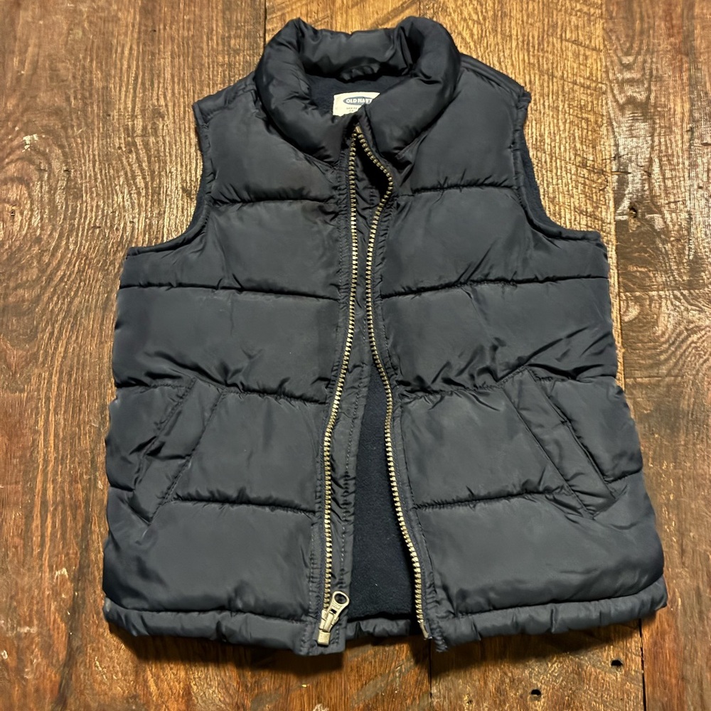 Old Navy Kids Black Puffer Vest